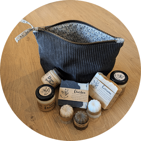 Trousse de toilette vert bleu – Image 6