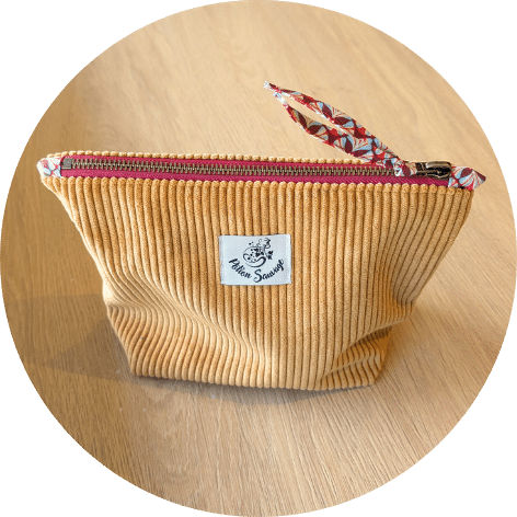 Trousse de toilette moutarde – Image 3