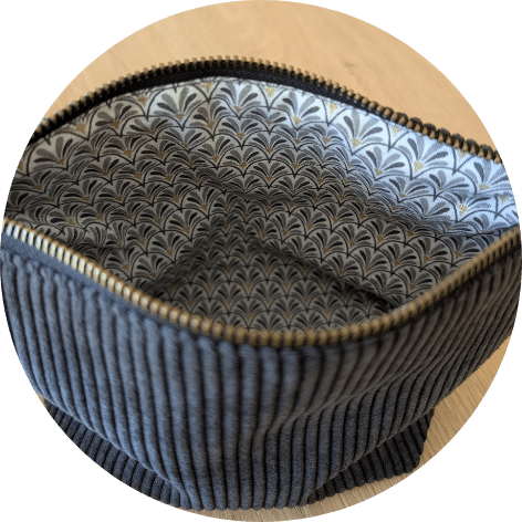 Trousse de toilette grise – Image 2