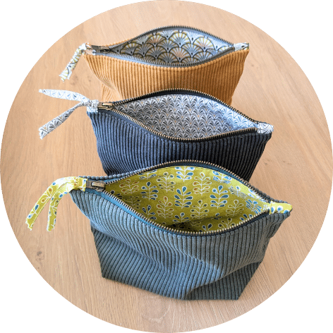 Trousse de toilette vert bleu – Image 5