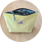 Trousse de toilette vert anis