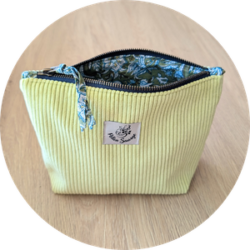 Trousse de toilette vert anis