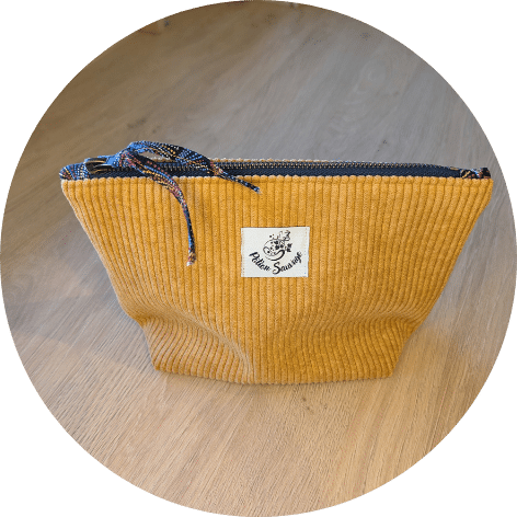 Trousse de toilette jaune – Image 4