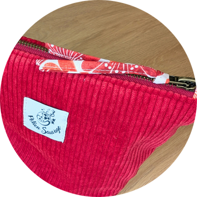 Trousse de toilette rouge – Image 5