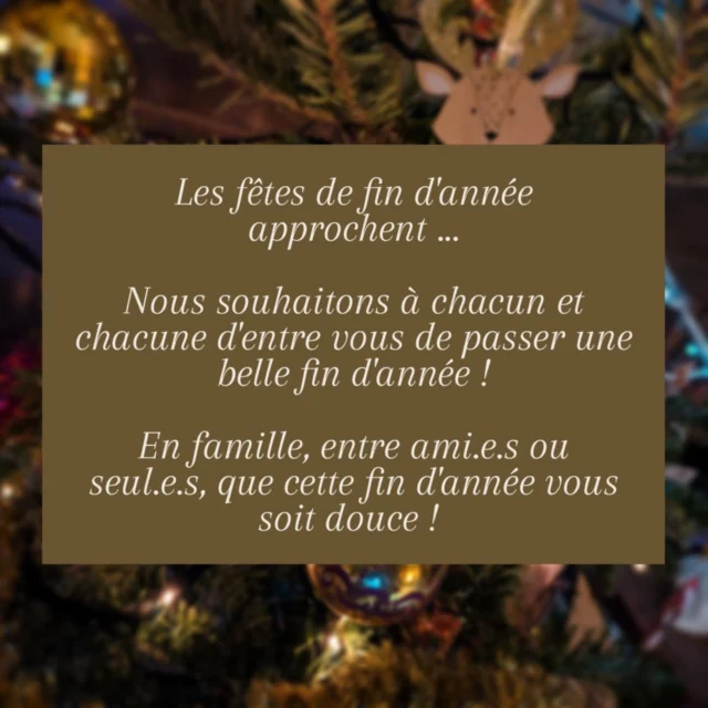Très belle fin d'année à vous ! 🥂🎄🌟 On se retrouve en…